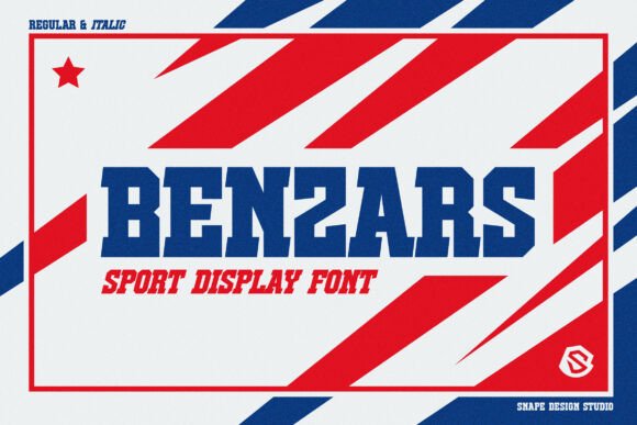 Benzars Font: Bold Display Typography for Branding