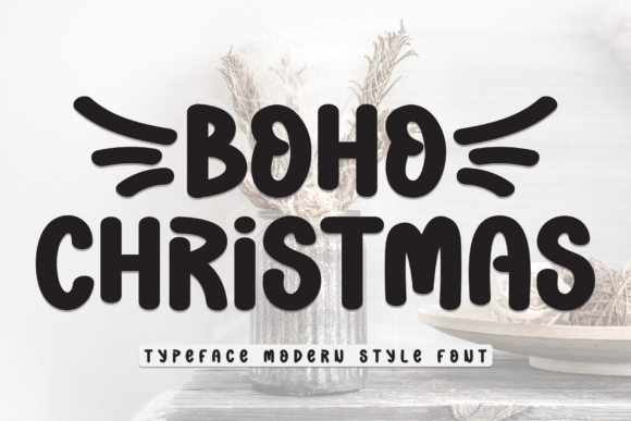 Boho Christmas Font for Web Designers