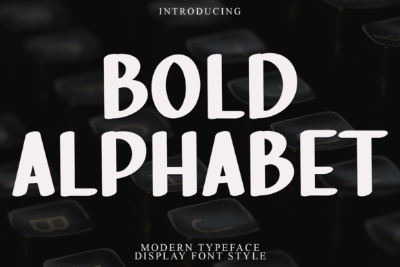 Bold Alphabet Font for Impactful Maker Designs
