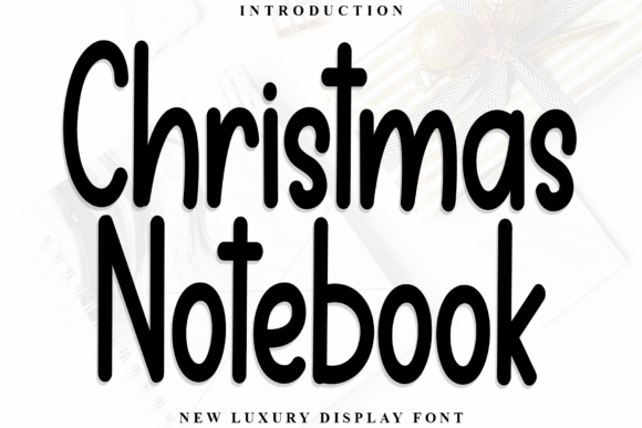 Christmas Notebook Font for Holiday Campaigns