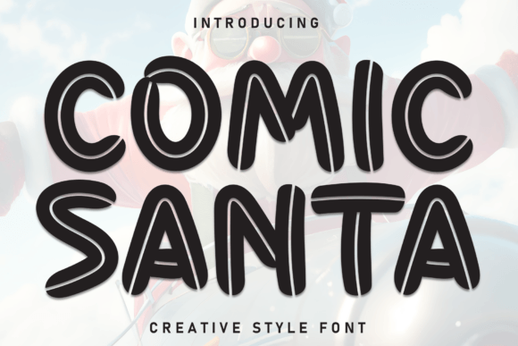 Comic Santa Font Review for Makers