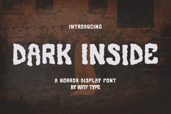 Dark Inside Font for Editorial Design