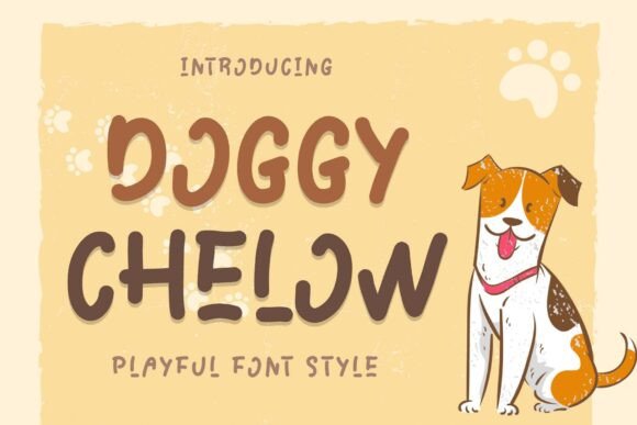 Doggy Chelow Typeface for Playful Branding