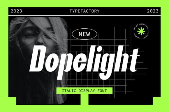 Dopelight Typeface for Bold Web Headlines