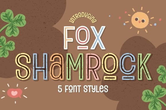 Fox Shamrock Typeface for Editorial Design