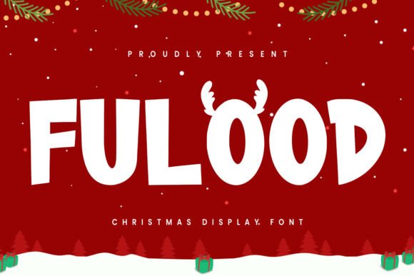 Fulood: The Festive Display Font for Holiday Crafts