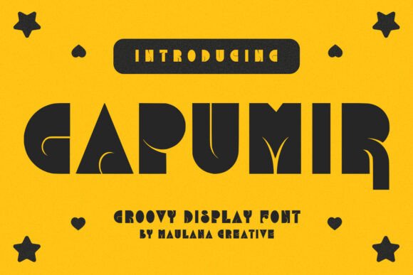 Gapumir: The Groovy Display Font for Modern Web Design