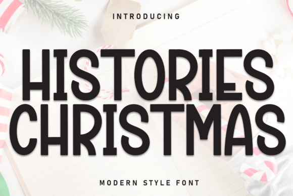 Histories Christmas Font for Web Design