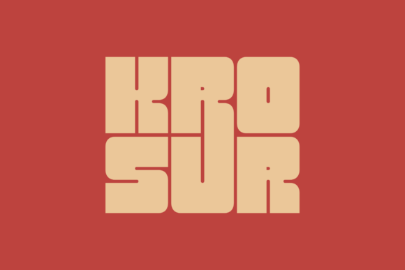 Krosur: The Bold Display Font for Modern Brands