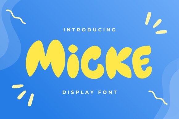Micke: A Bold Display Font for Makers