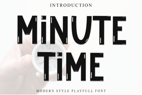 Minute Time Font for Bold Brand Identity