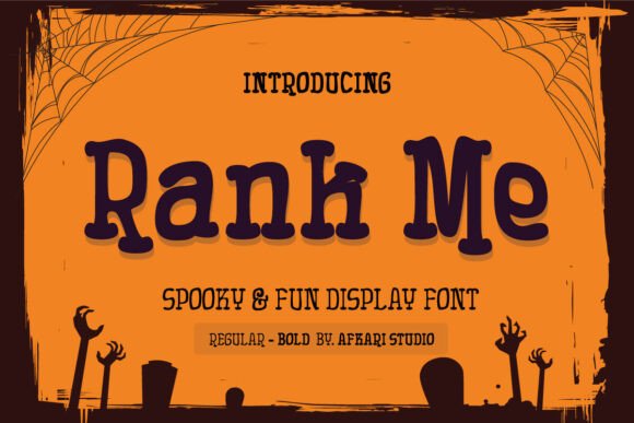 Rank Me: A Playful Display Font for Modern Editors