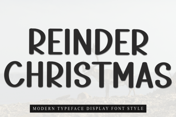 Reinder Christmas Typeface for Warm Branding