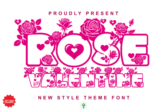 Rose Valentine Font for Small Business Branding