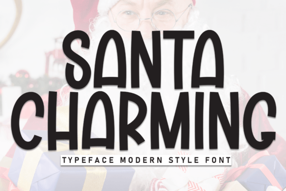 Santa Charming: A Display Font for Editorial Design