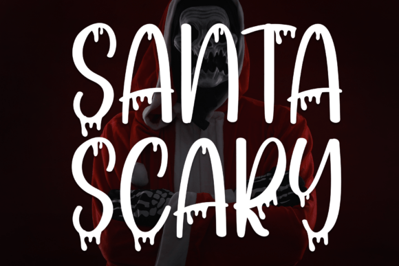 Santa Scary: A Handwritten Display Font for Joyful Editorial Design