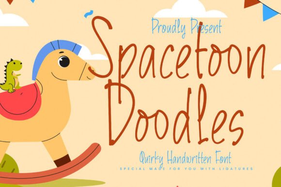 Spacetoon Doodles: A Quirky Display Font for Makers