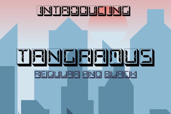 Tangramus Font for Bold Digital Campaigns