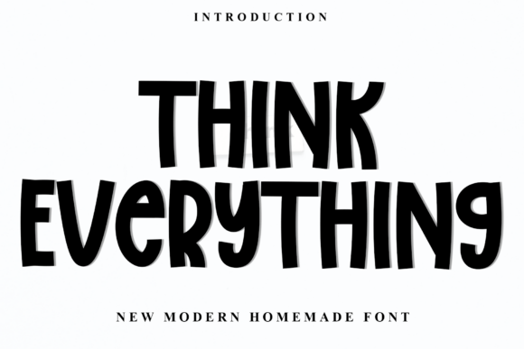 Think Everything Font Review for Creative Branding