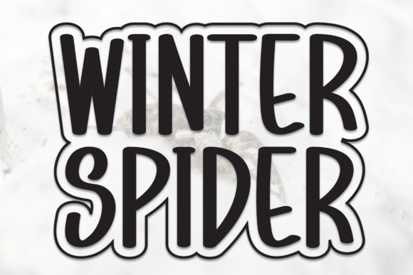 Winter Spider: A Handwritten Font for Makers