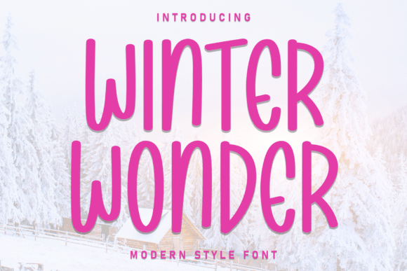 Winter Wonder Font Review for Festive Branding