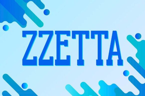 Zzetta Display Font for Modern Web Design